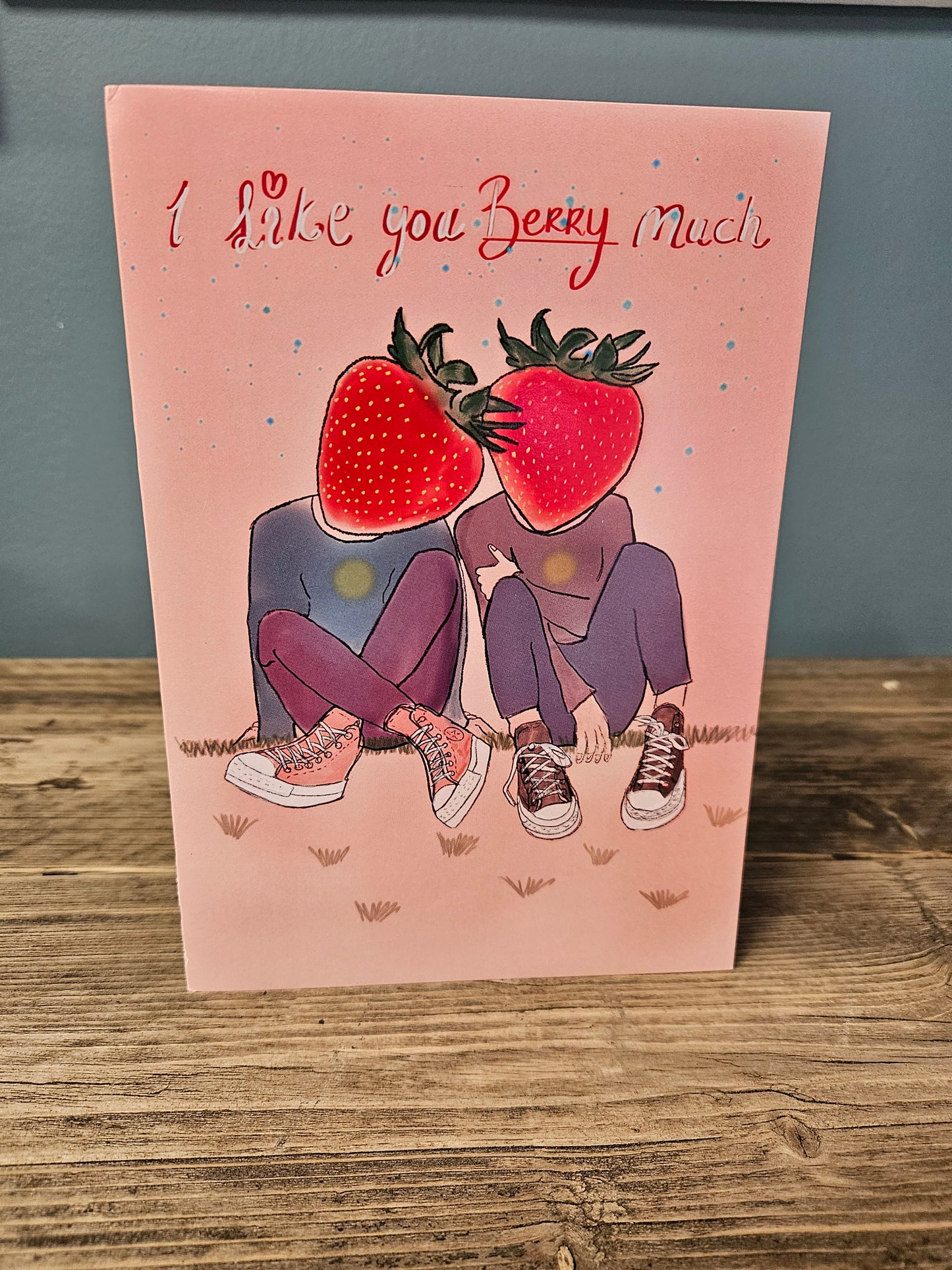 I like you berry much Card