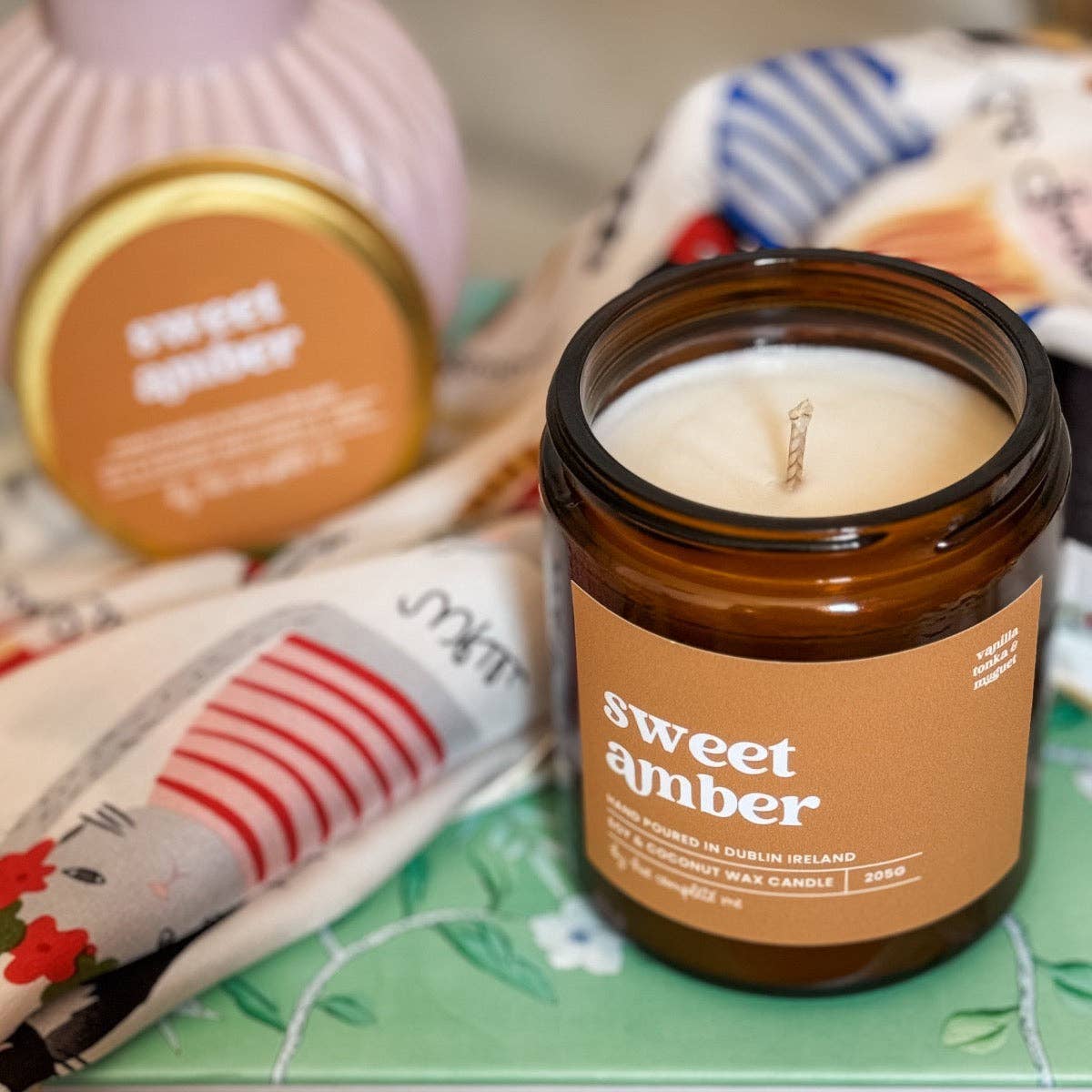 Sweet Amber Amber Jar Candle