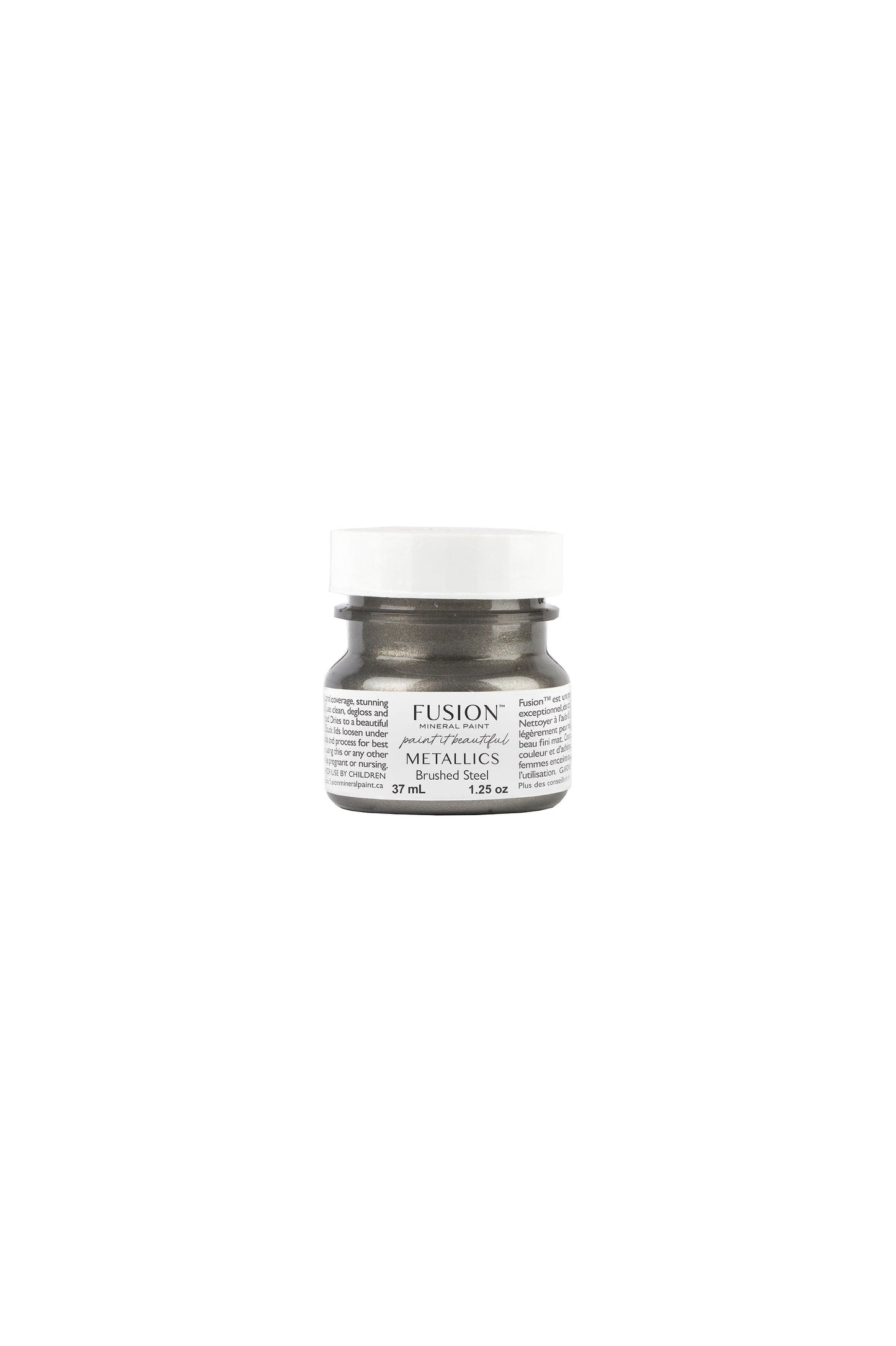 Brushed Steel Metallic Paint
