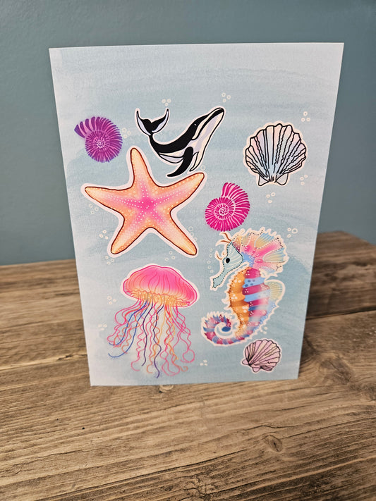 Across the ocean Card