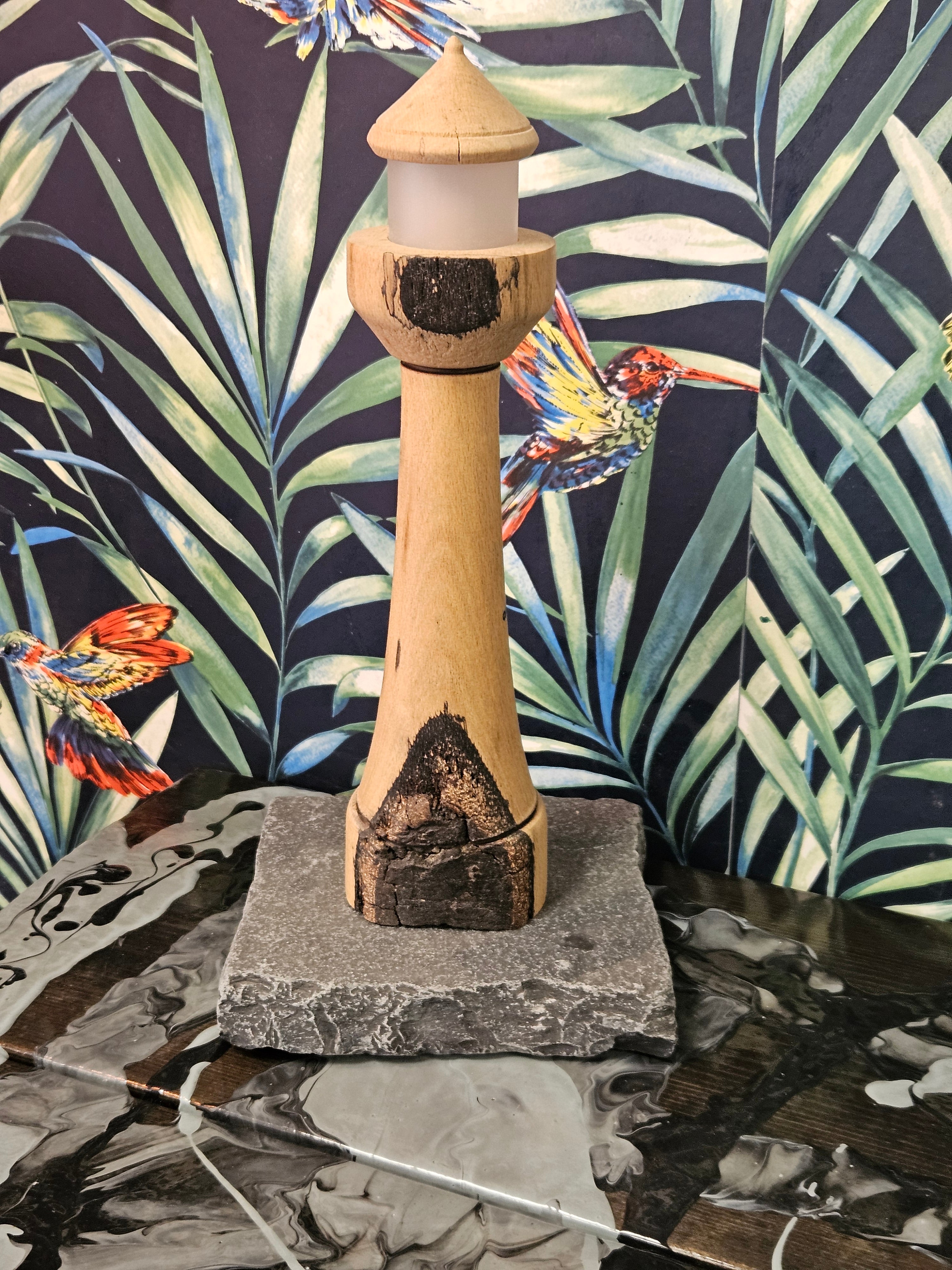 Rustic Wooden Lighthouse