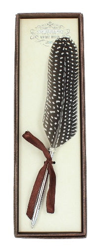 Ball Point Pen with Feather
