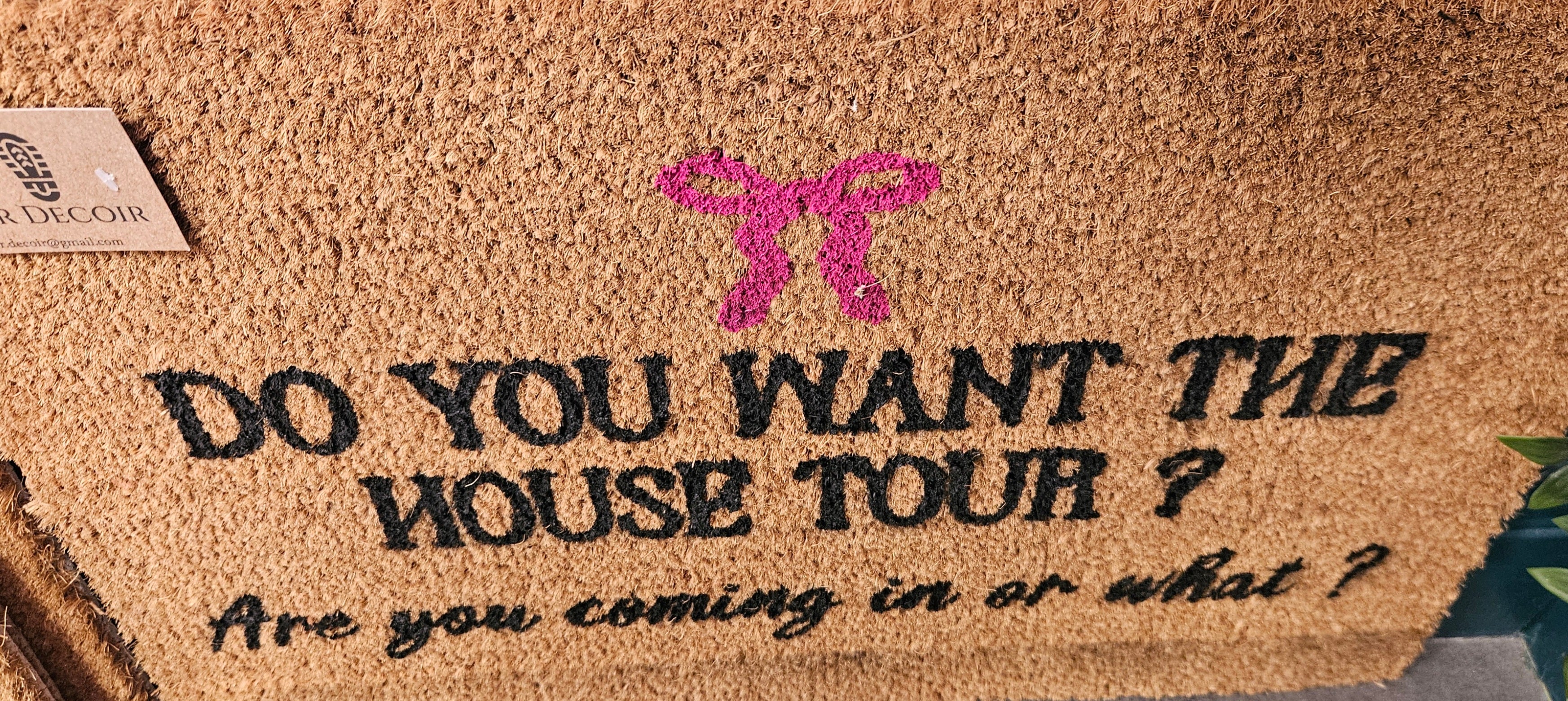Do you want the house tour?