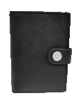 Black Leather RFID Dispensing Card Case