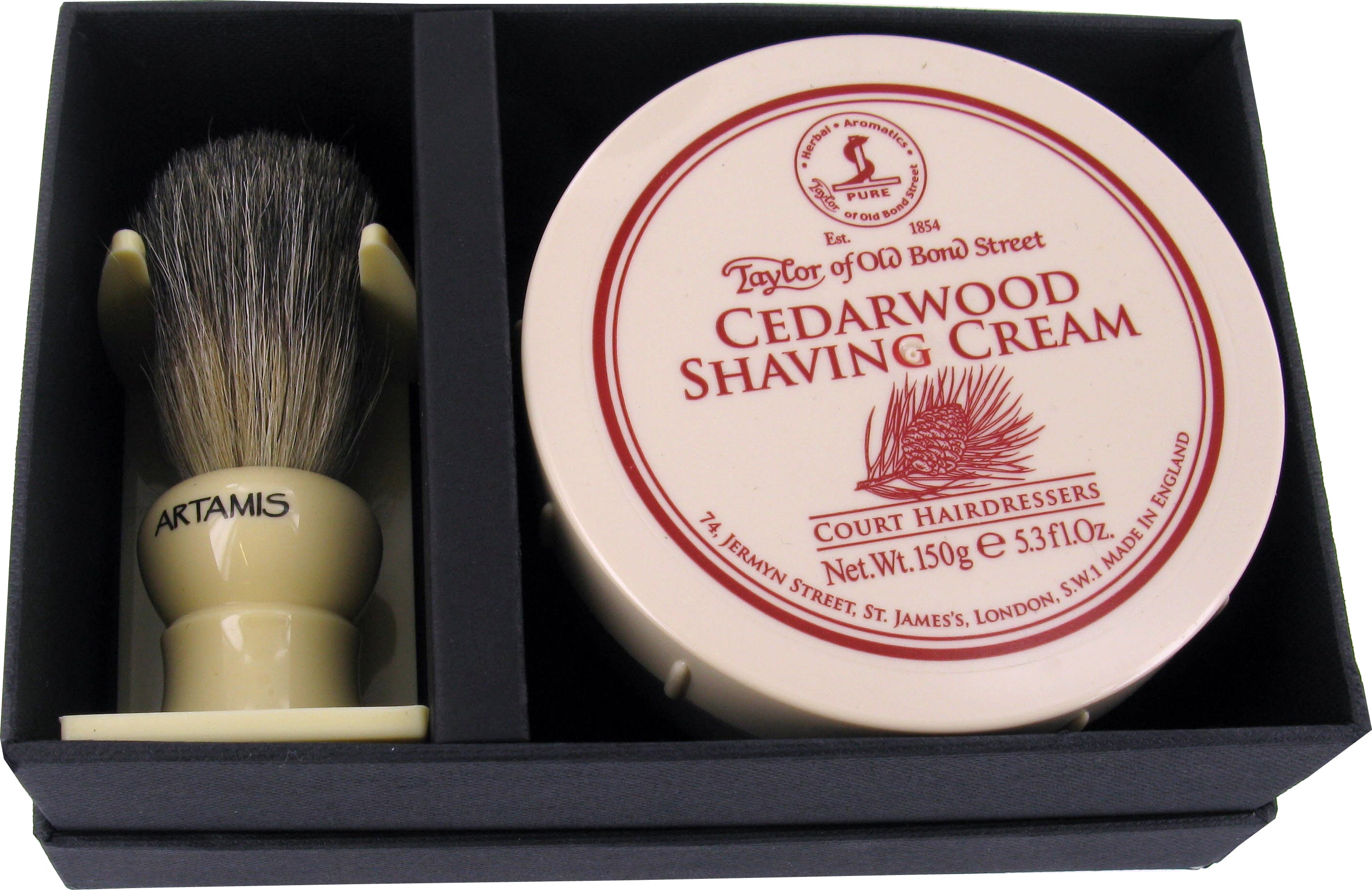 Gift Box with Ivory Mixed Badger Brush