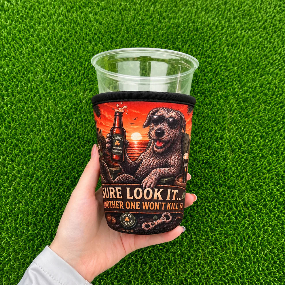 Irish Wolfhound Drink Koozie