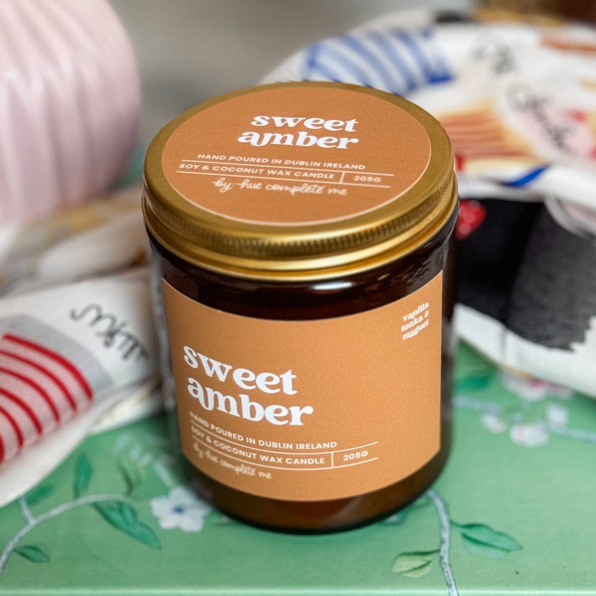 Sweet Amber Amber Jar Candle