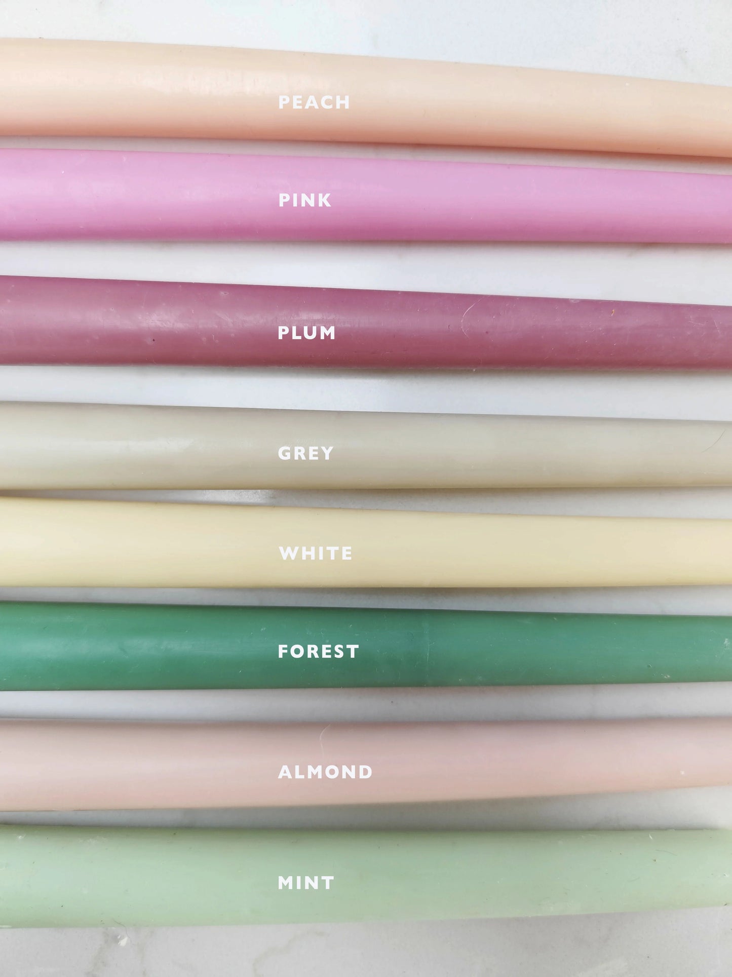 Beeswax + Coconut Taper Candles (Copy)