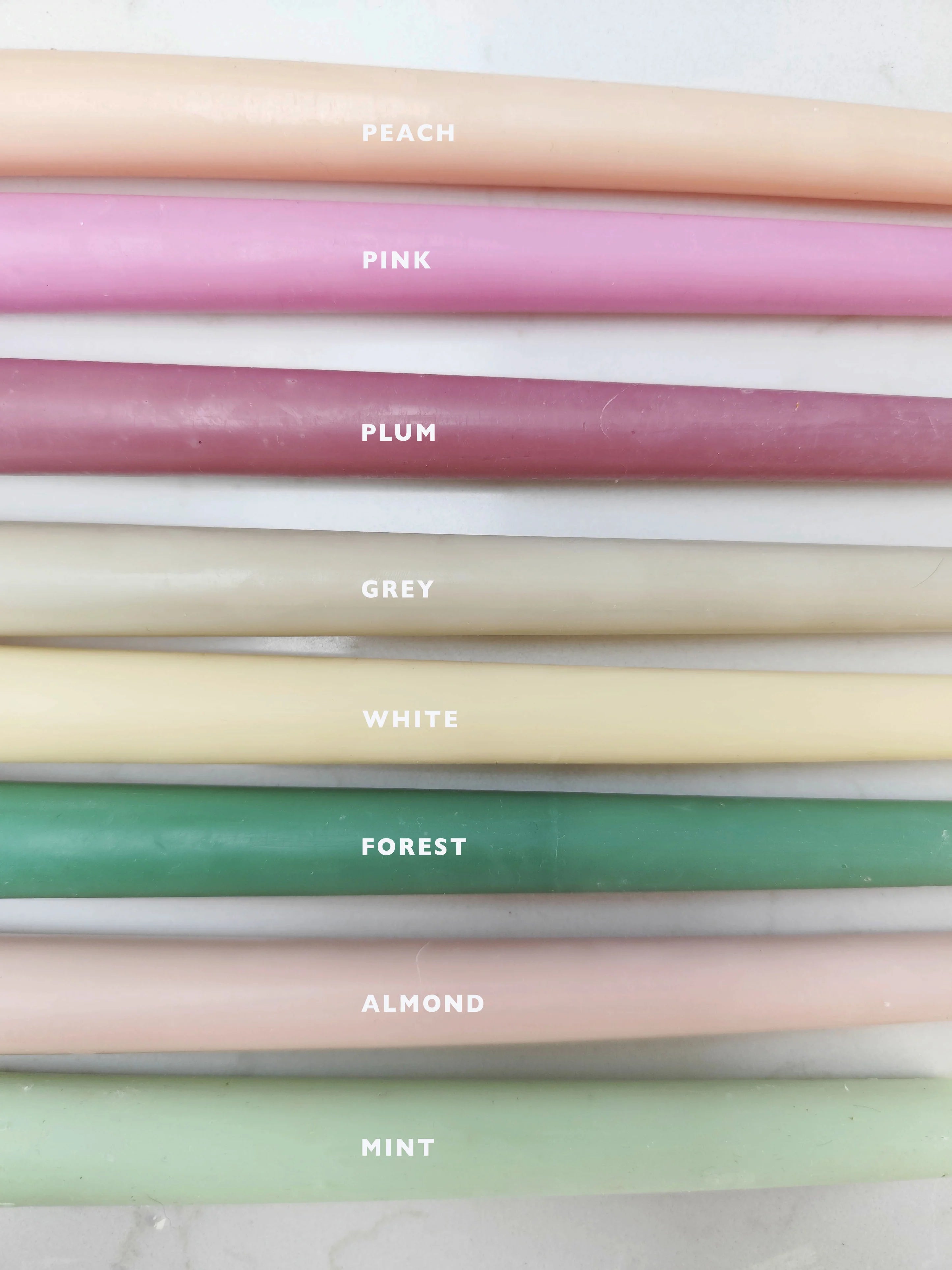 Beeswax + Coconut Taper Candles (Copy)