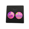 Tickled Pink Studs - Round